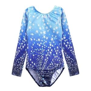 Gymnastics Leotard  Long Sleeves Long Sleeve Tumbling Dance Wear Bodysuit